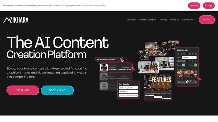 Zikhara AI: Automatically Create E-Commerce Content With AI