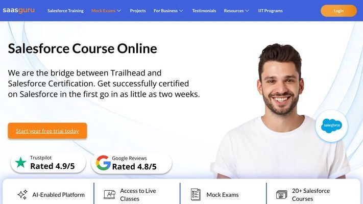 Learn Salesforce, Get Certified and Launch Career with saasguru