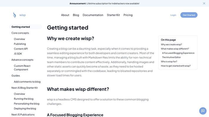 Wisp: Headless CMS for Next.js Apps