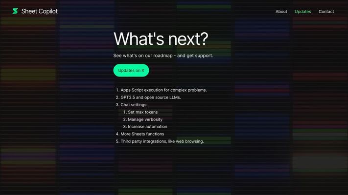 Sheet Copilot: Google Sheets on Autopilot