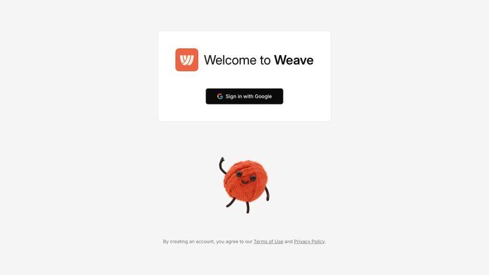 Welcome - Weave