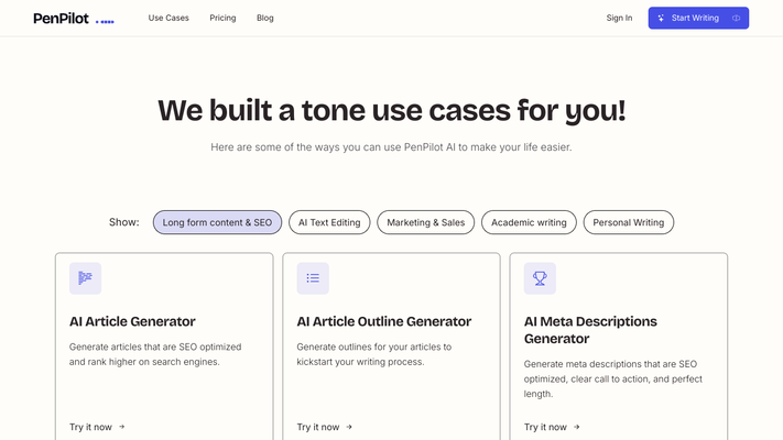 PenPilot AI - The best way to write with AI