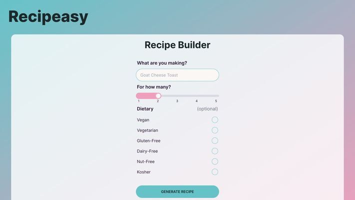 Recipeasy