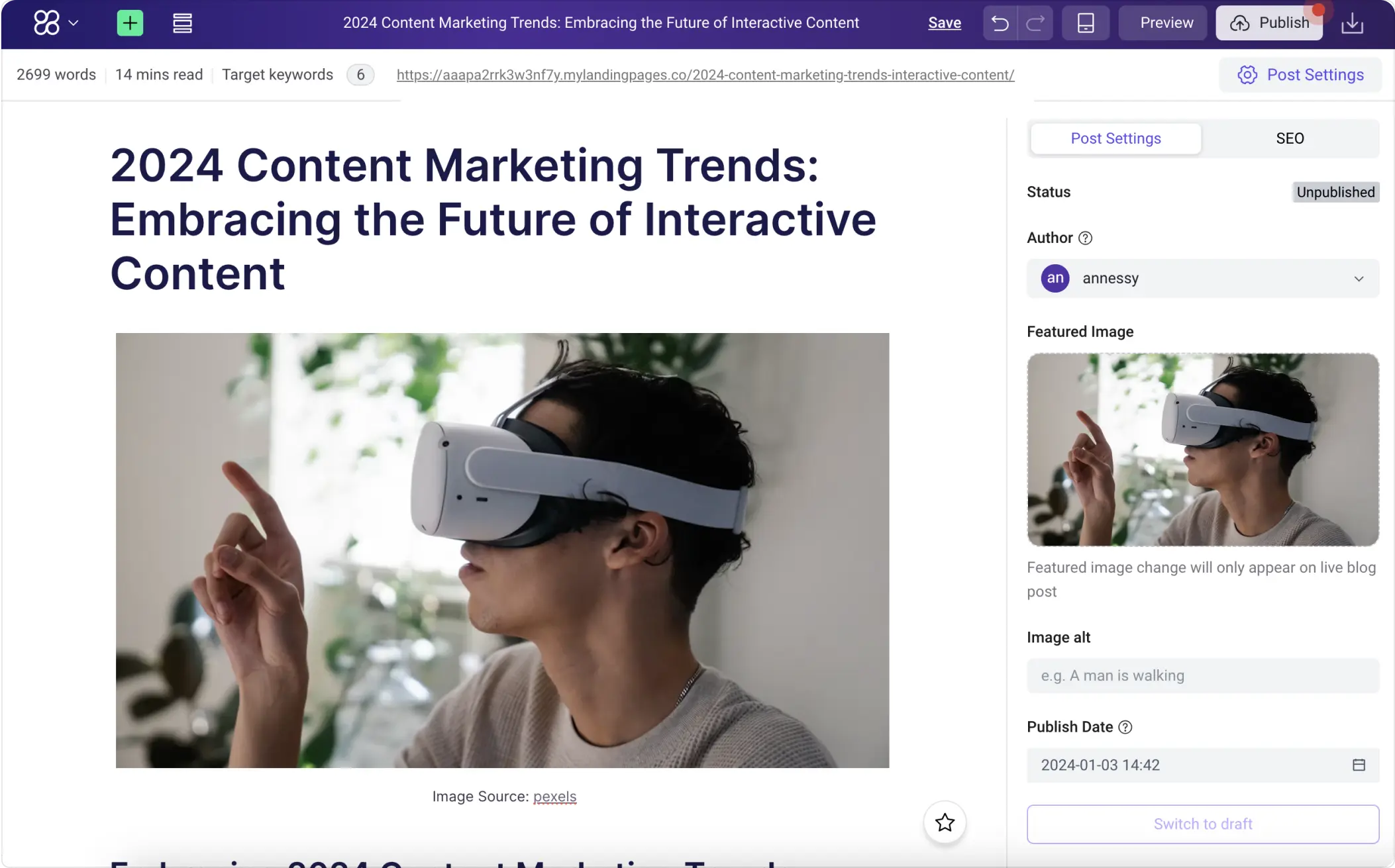 AI Content Marketing Platform | QuickCreator