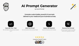 🪄 AI Prompt Generator by God of Prompt - Generate Your Custom AI Prompts