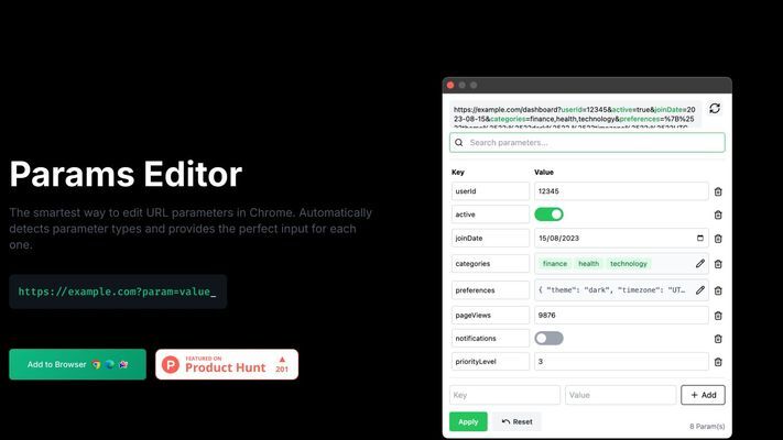 Params Editor