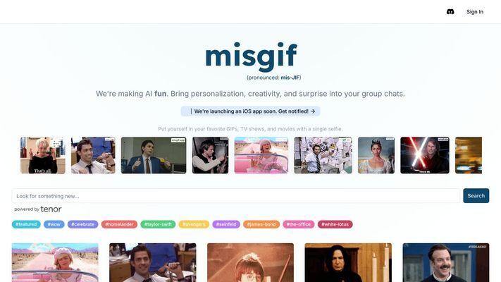 misgif: ai powered memes