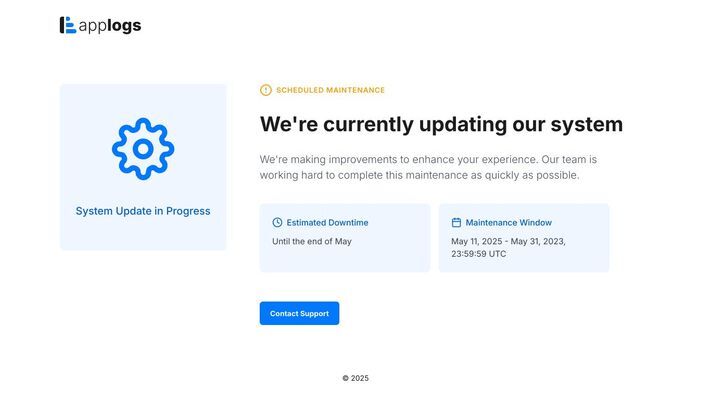 Site Maintenance