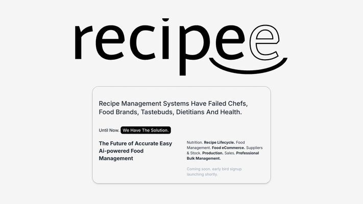 Recipee