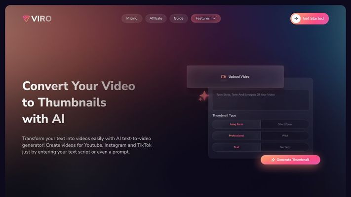 Viro - Your Viral Thumbnail in One Click