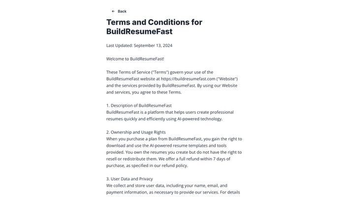 BuildResumeFast