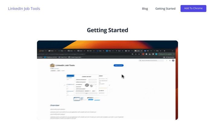 LinkedIn Job Tools