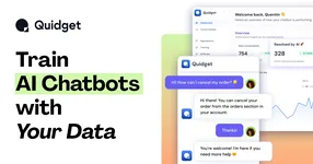 Quidget | Train AI Chatbots with Your Data for 24/7 Customer Support