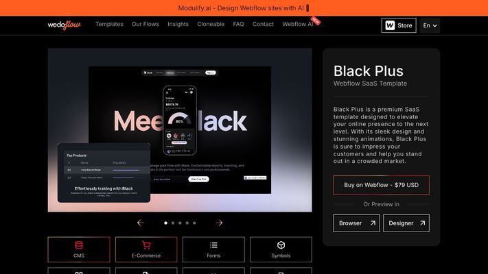Webflow Template