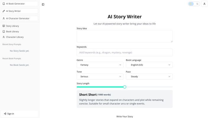 AI Book Generator – Write Books with AI