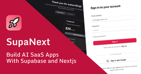 Supanext - Nextjs Supabase SaaS Starter