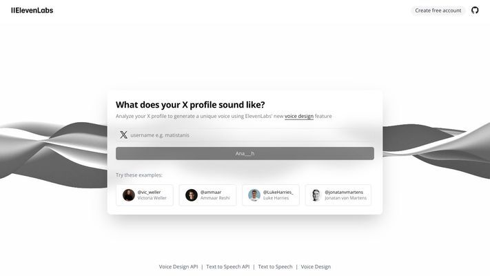X to Voice | ElevenLabs