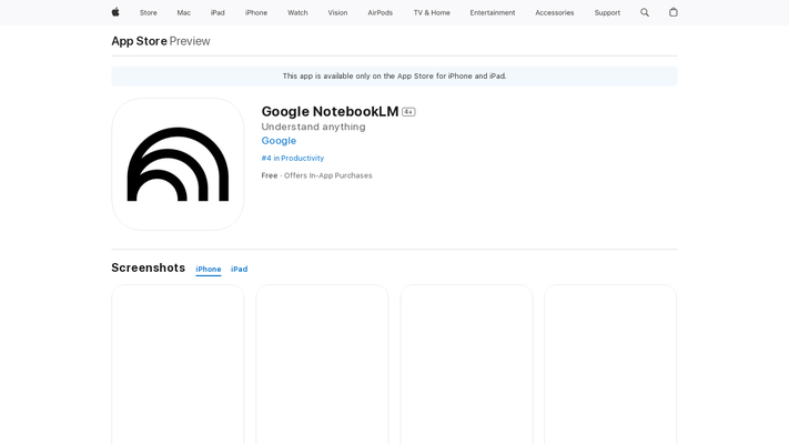 ‎Google NotebookLM