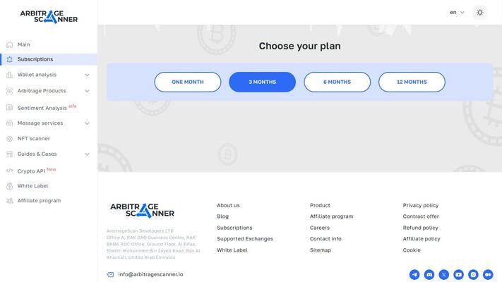 Crypto Arbitrage Bot - Tools and Analysis for Trading in the Cryptocurrency Market - Arbitrage Scanner