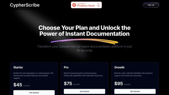 CypherScribe - Transform Data into Developer Docs Instantly