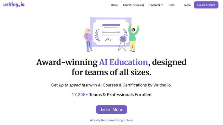 Writing.io - The #1 Platform for AI Education & Learning