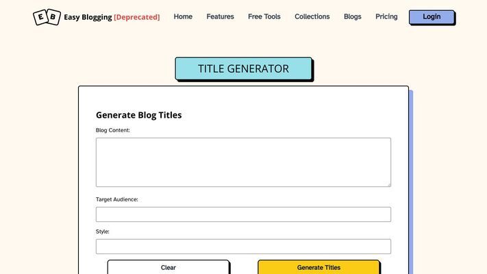 Easy Blogging
