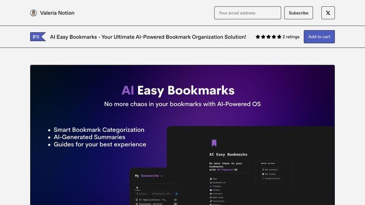 AI Easy Bookmarks