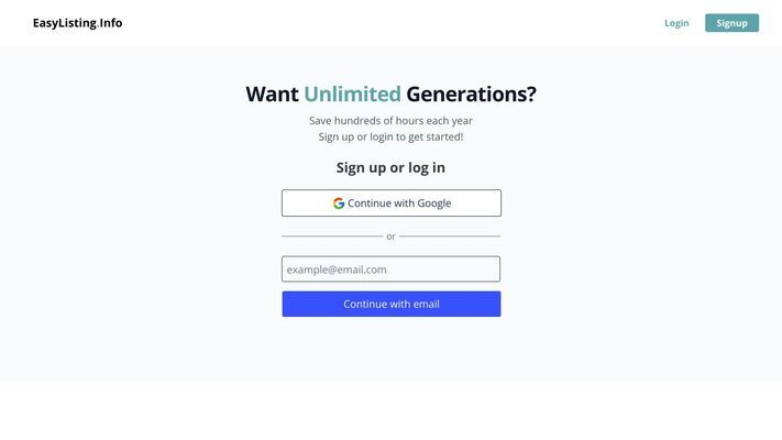 Property Description Generator