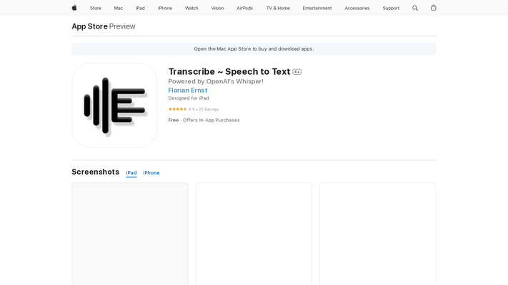 Transcribe ~ Speech to Text