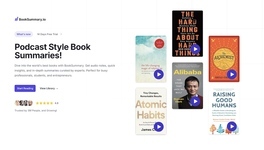Book Summary and Audio Podcasts for 10,000+ Books | Tales.so | Get Started for Free