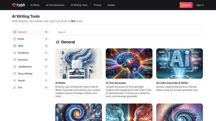 Typli.ai - AI Writing Tools with Superpowers.
