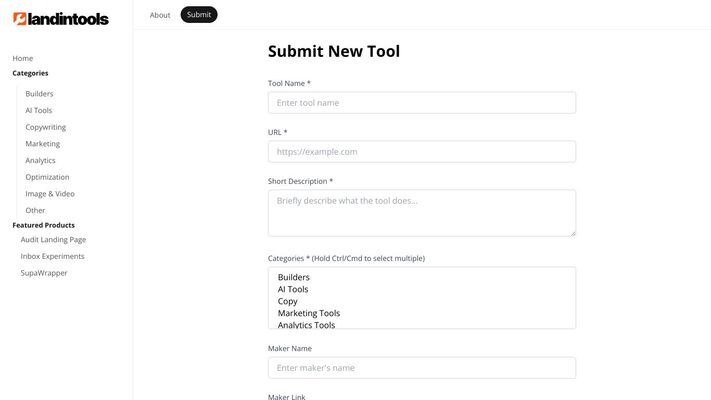 Landing Page Tools