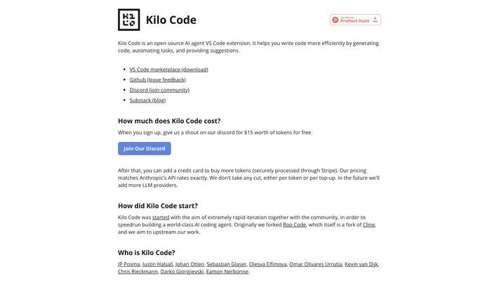 Kilo Code VS Code扩展