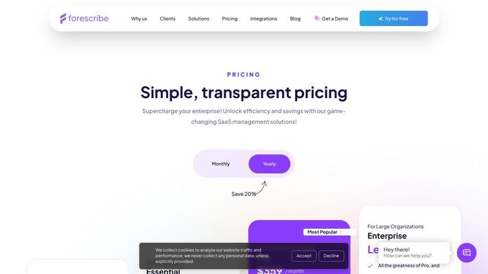 Forescribe AI — Master your Digital Landscape
