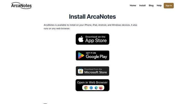 ArcaNotes