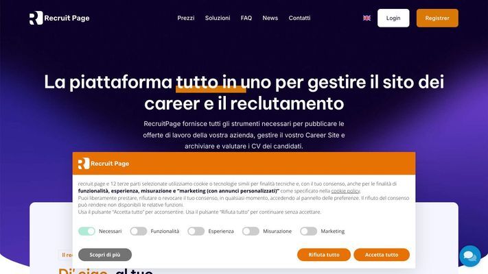 Recruit Page