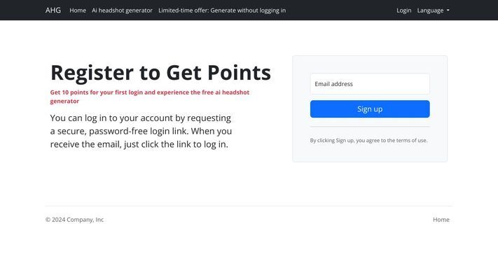 Free ai headshot generator - AHG