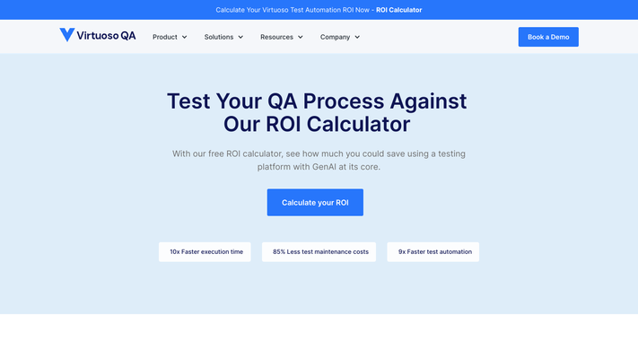 QA Automation Testing Tool based on NLP, AI & Machine Learning | Virtuoso QA