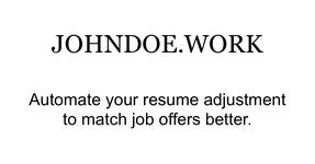 AI-Powered Resume Tailoring Service