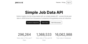Job Data API