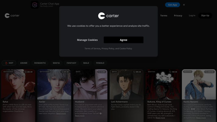 Carter Chat | AI Characters