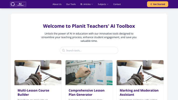 AI Teaching Tools for Educators - Lesson Plans and Resources