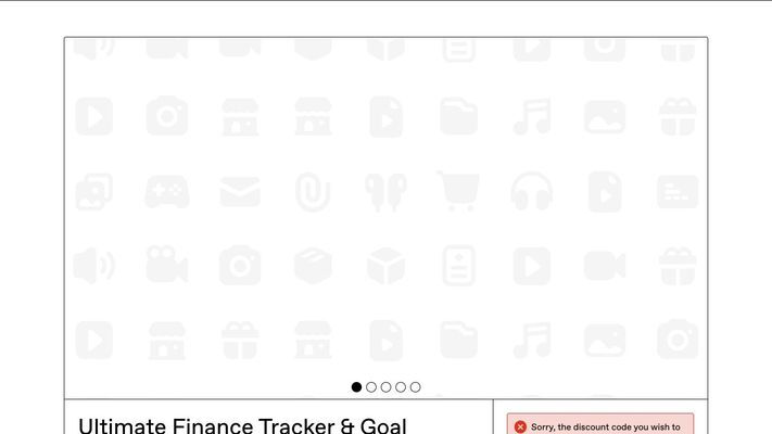 Finance Tracker & Goal Planner Notion Template