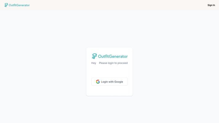Outfit Generator