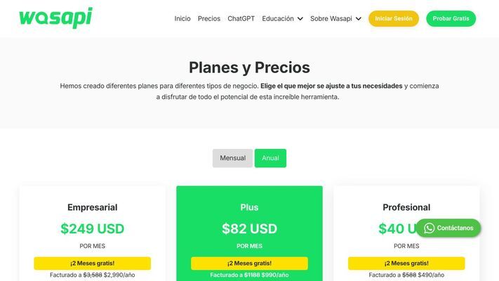 Wasapi | Gestiona, Vende y Automatiza en WhatsApp con IA