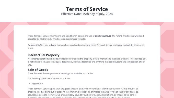 AI Resume Creation Tool
