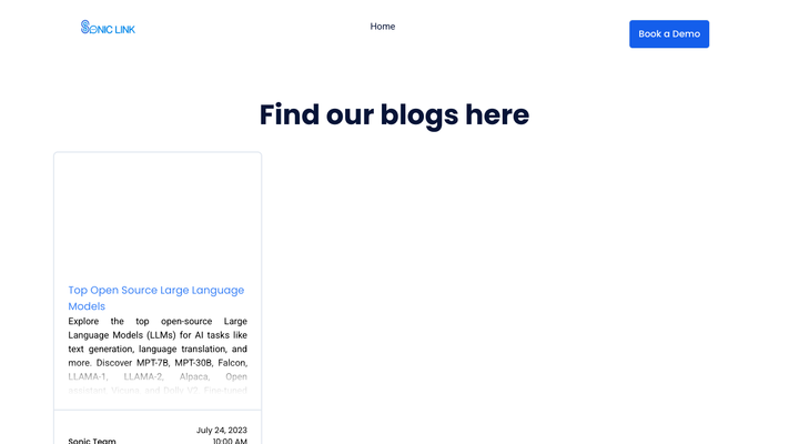 SonicLink is for sale at Atom.com!