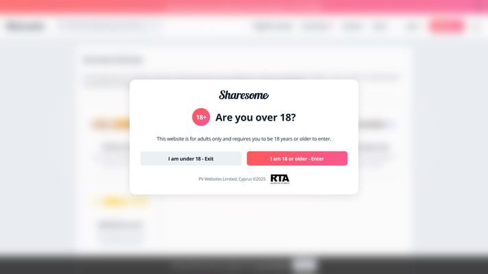 Sharesome | The first free adult social community