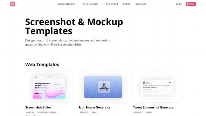 Pika Embed - Add Image and Screenshot editor in any app