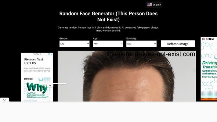 ThisPersonDoesNotExist - Random AI Generated Photos of Fake Persons